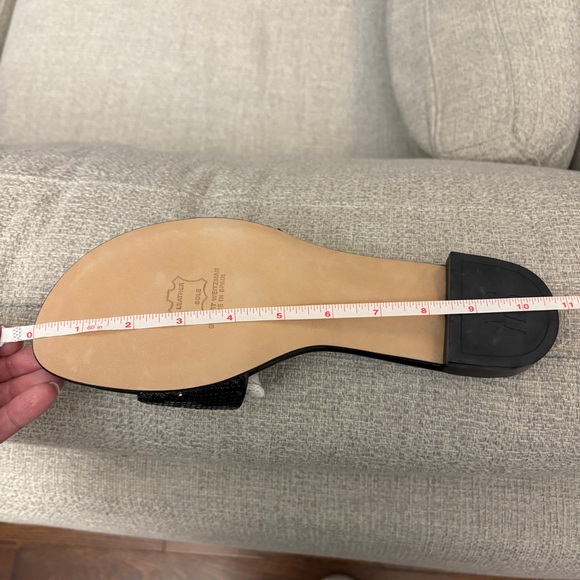 Stuart Weitzman "Mailroom" black sandals - Picture 6 of 6